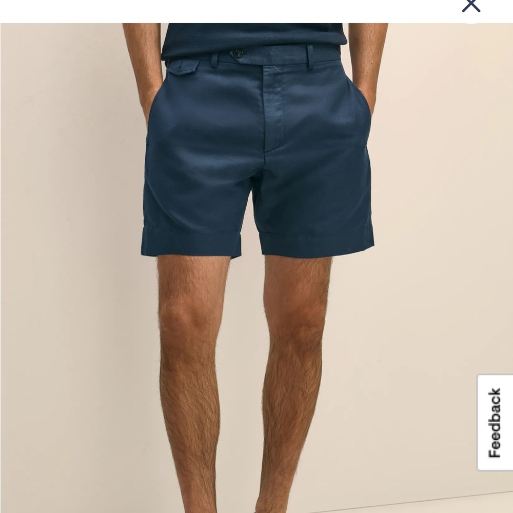 Brooks Brothers Irish Linen Blend Shorts, size 38